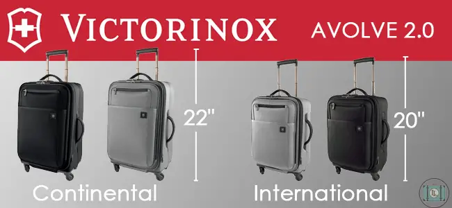 Continental vs. International Luggage Size