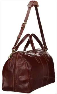 Mens Leather Duffel Bag