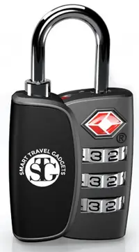 TSA Accepted 3 Digit Combination Luggage Lock