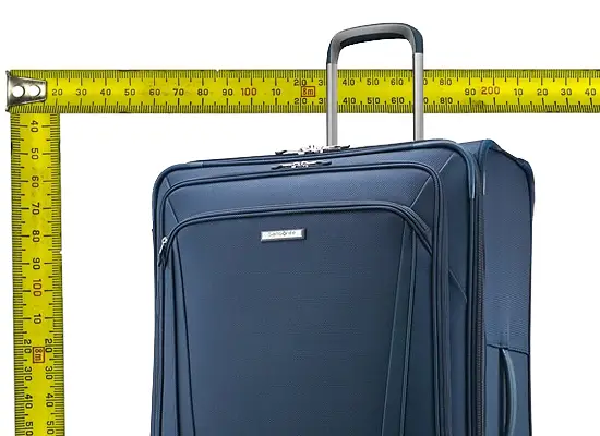 carry on luggage size